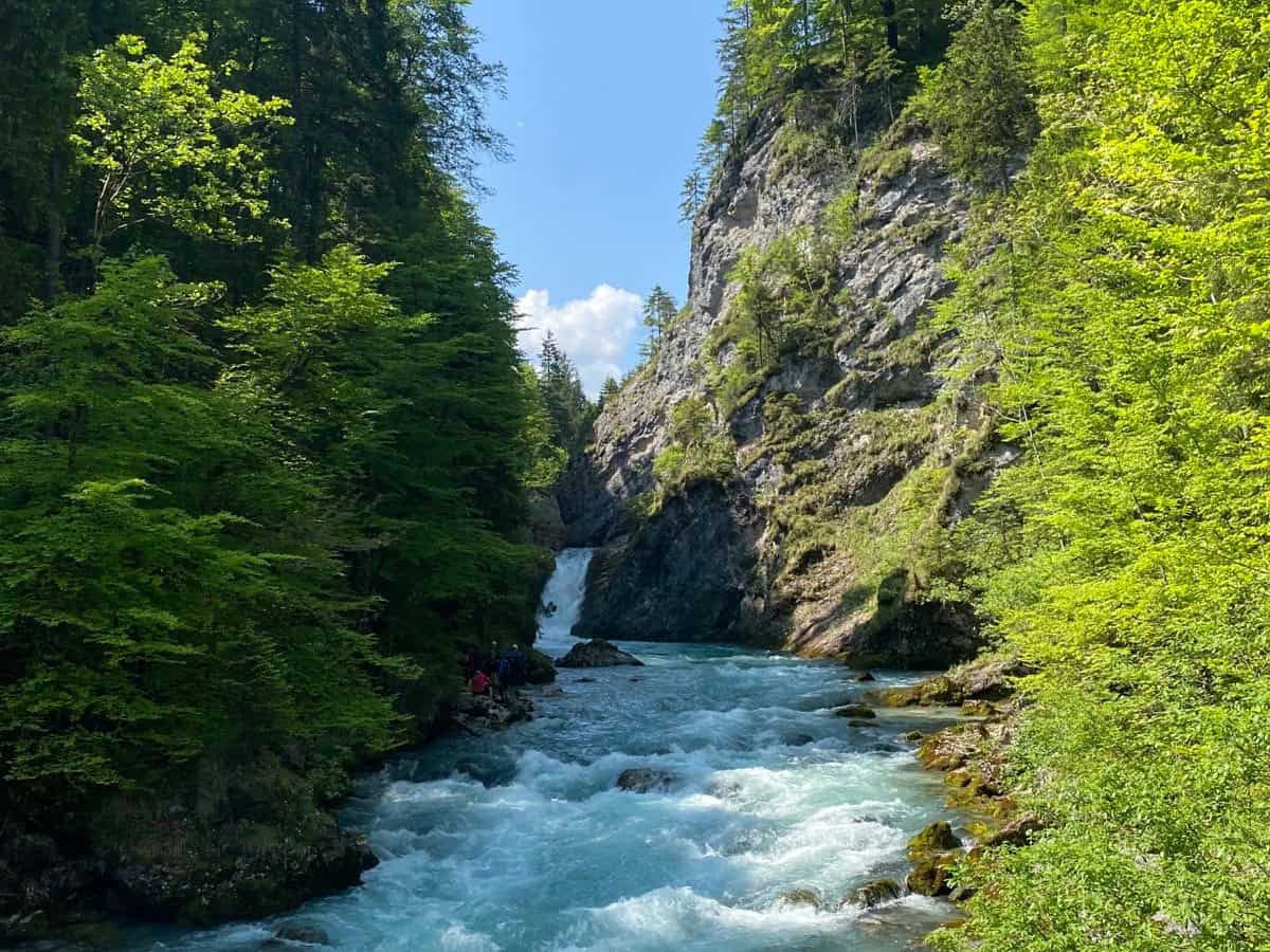 Wunderschöner Naturslalom gleich zu Beginn